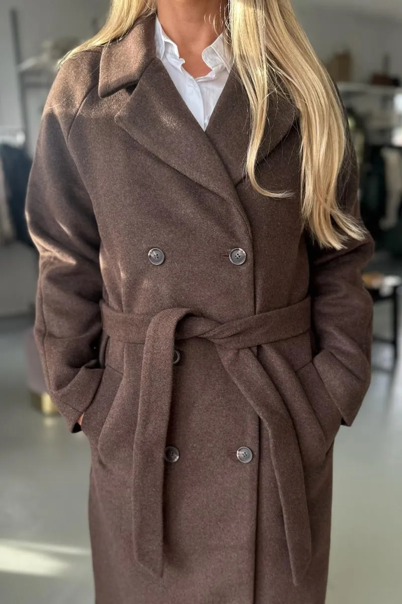 Quentin Long Wool Coat | Uldfrakke fra French Laundry