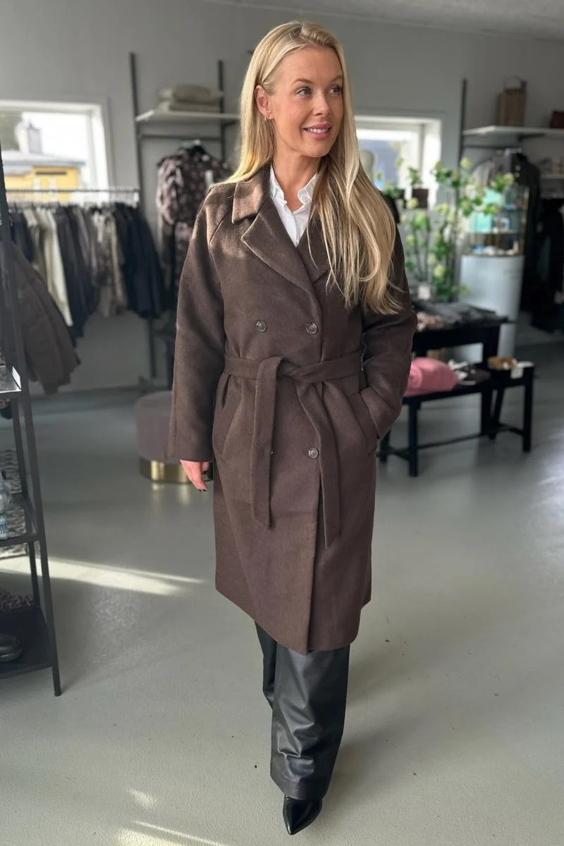 Quentin Long Wool Coat | Uldfrakke fra French Laundry