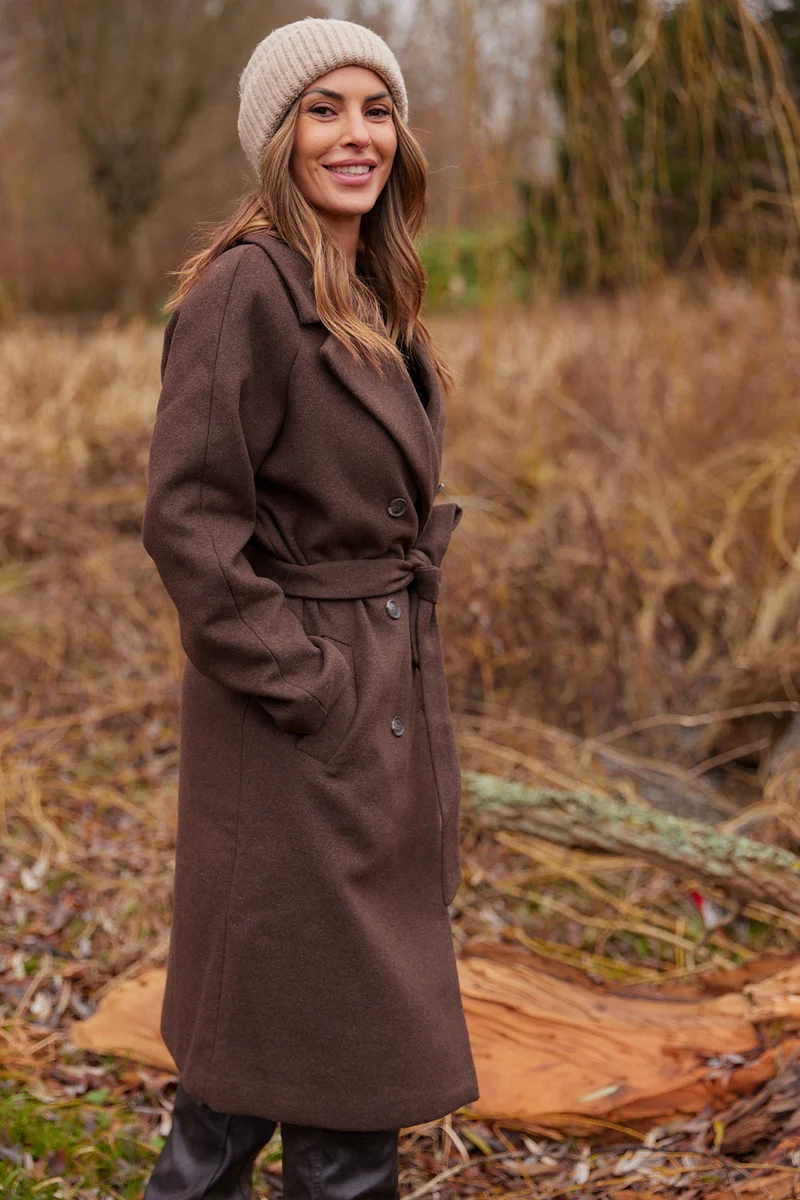 Quentin Long Wool Coat | Uldfrakke fra French Laundry