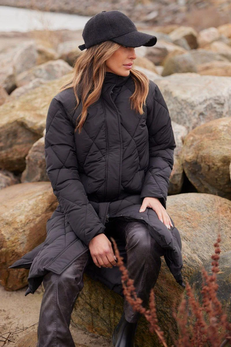Cora Coat | Sort | Frakke fra Statebird