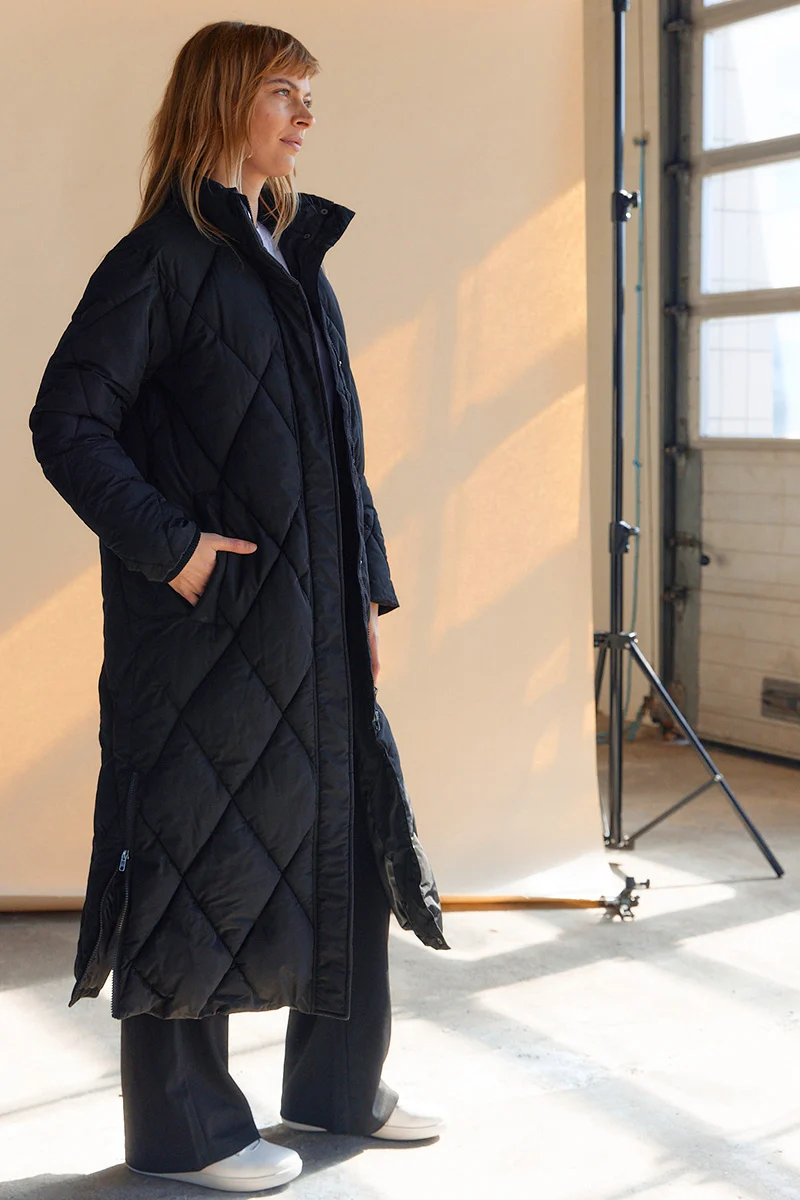 Cora Coat | Sort | Frakke fra Statebird