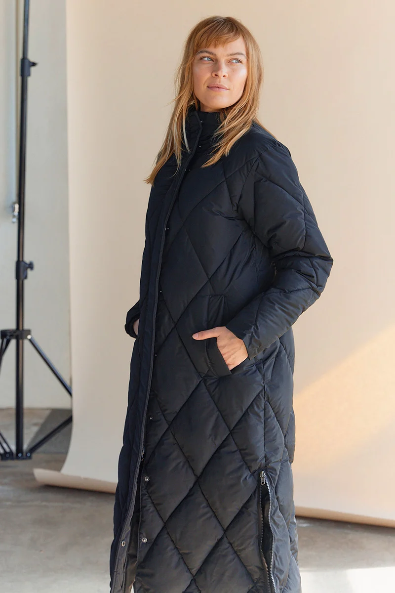 Cora Coat | Sort | Frakke fra Statebird