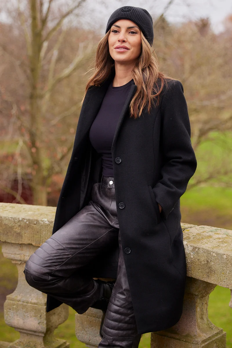 Theo Wool Coat | Sort | Frakke fra French Laundry