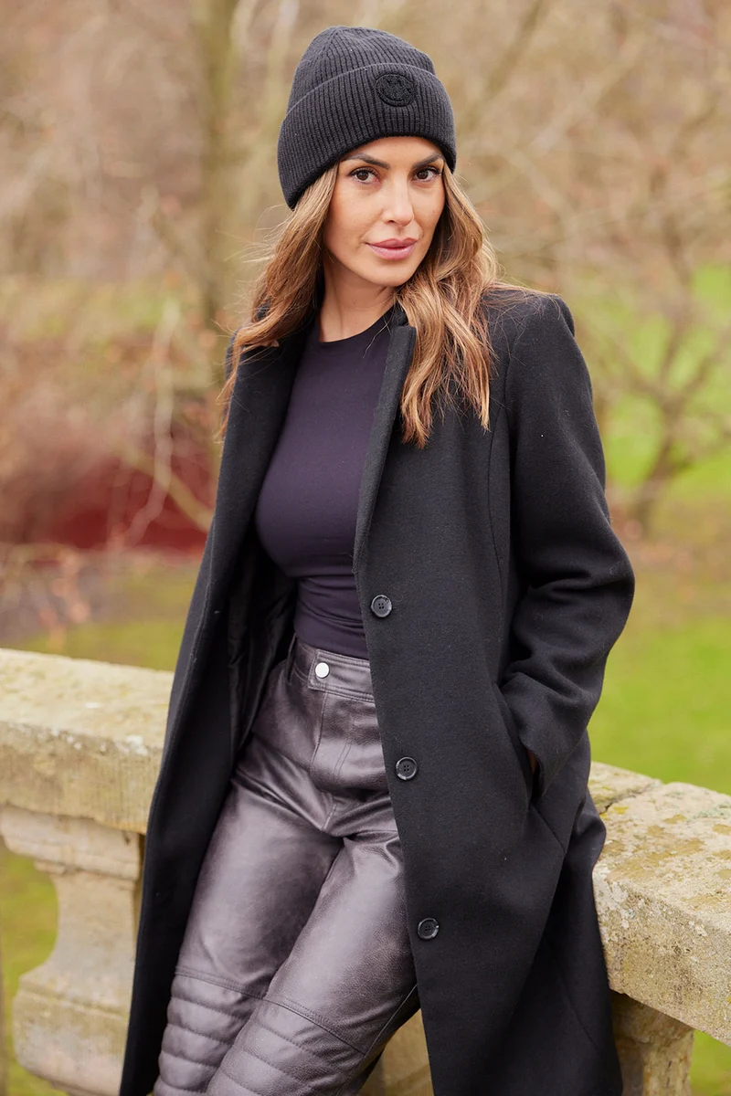 Theo Wool Coat | Sort | Frakke fra French Laundry