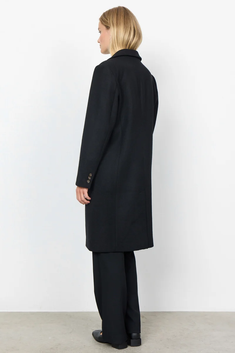 Theo Wool Coat | Sort | Frakke fra French Laundry