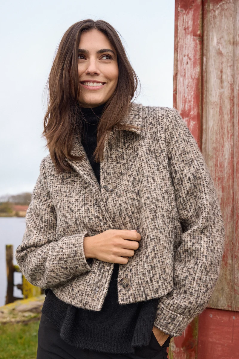 Archie Wool Jacket | Brun | Jakke fra French Laundry
