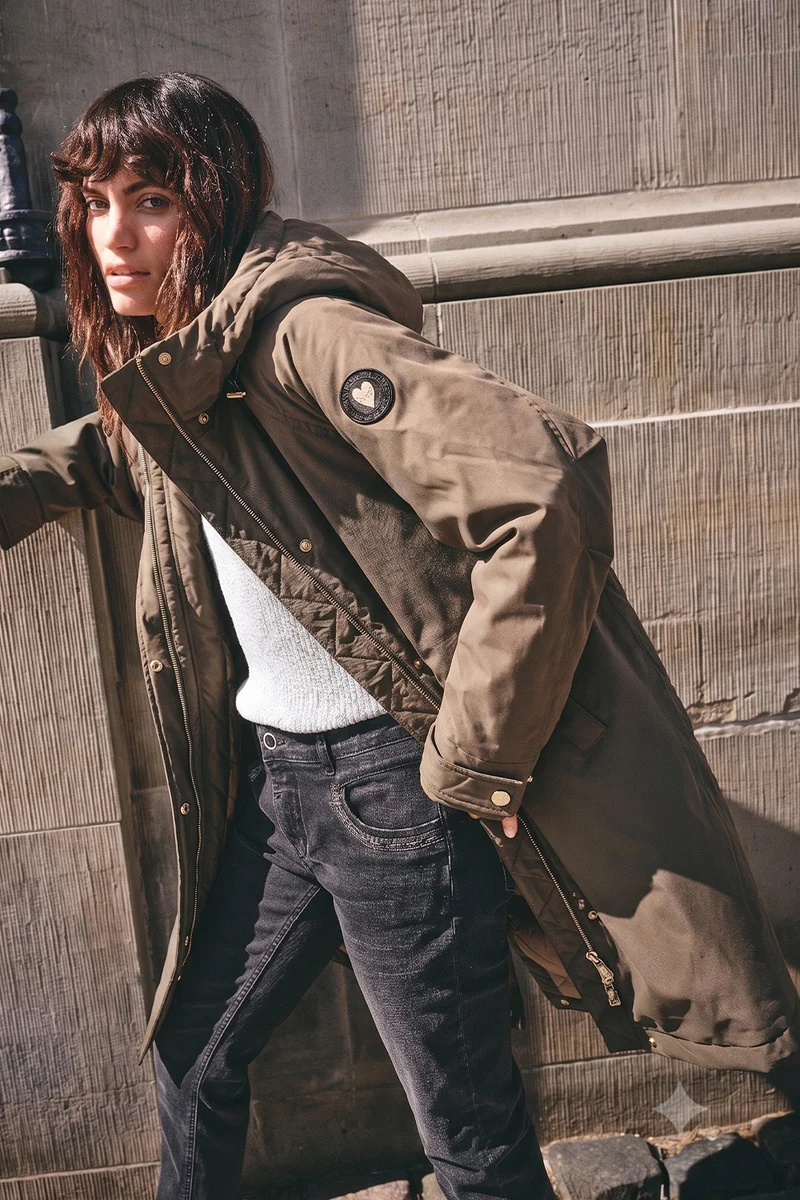 Cali Parka Coat | Chocolate Chip | Jakke fra Mos Mosh