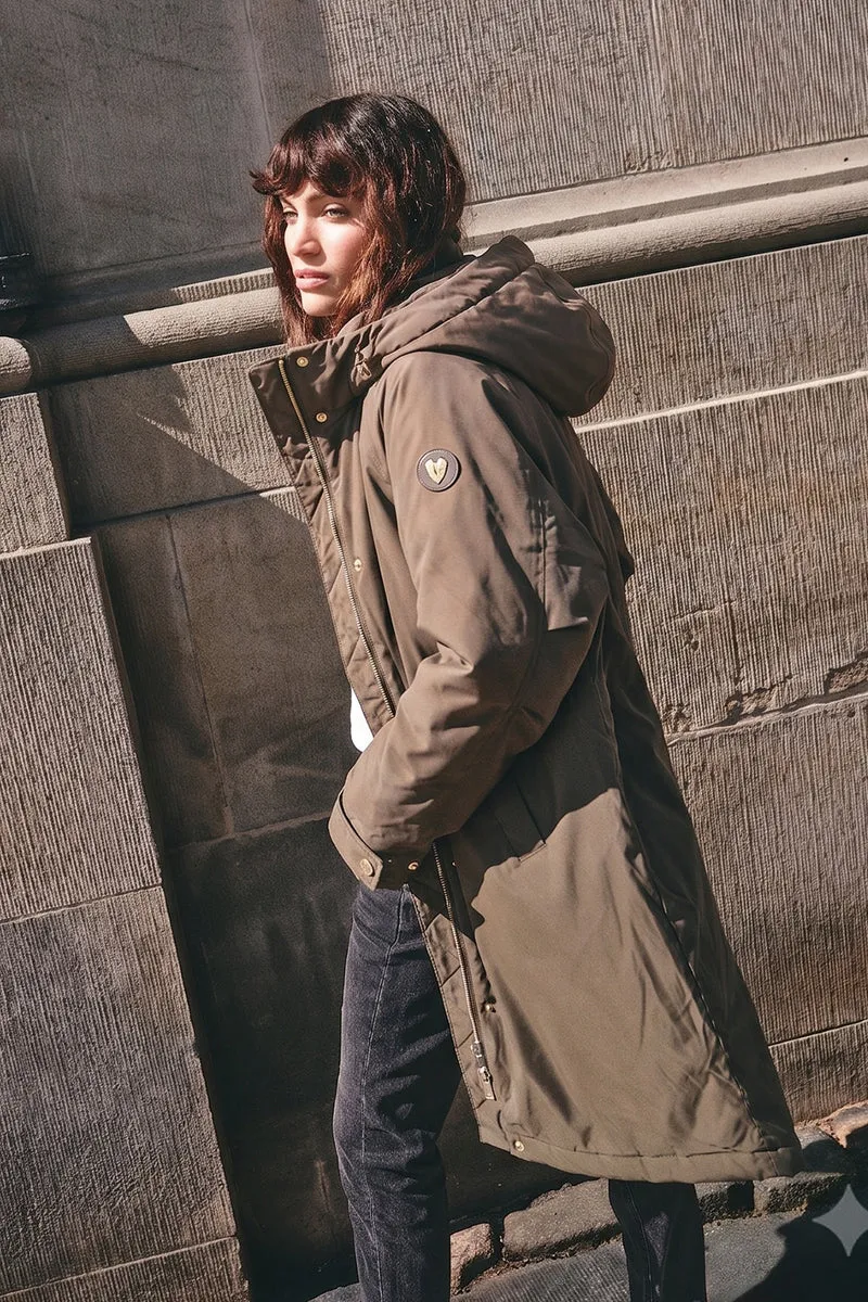 Cali Parka Coat | Chocolate Chip | Jakke fra Mos Mosh