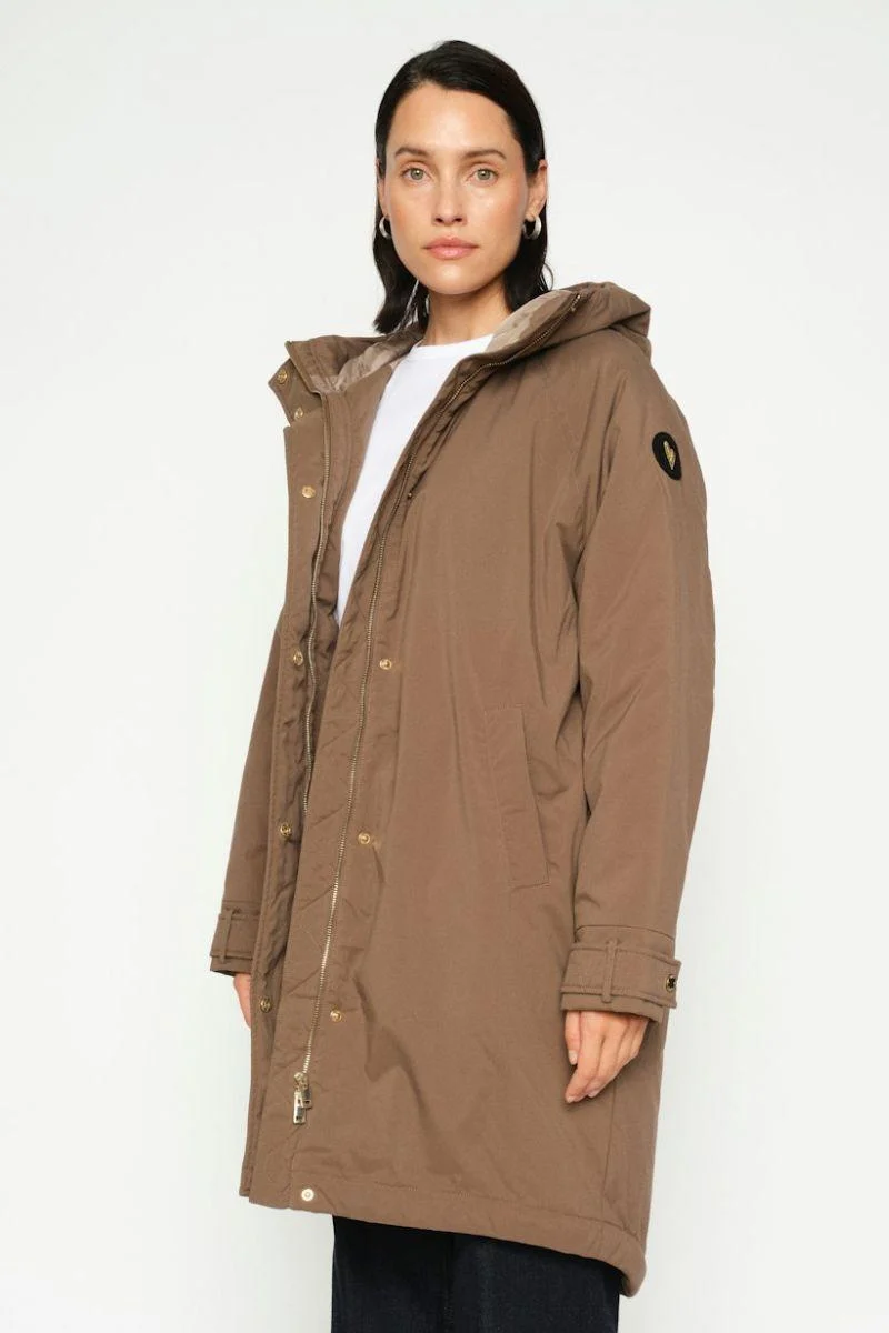 Cali Parka Coat | Chocolate Chip | Jakke fra Mos Mosh