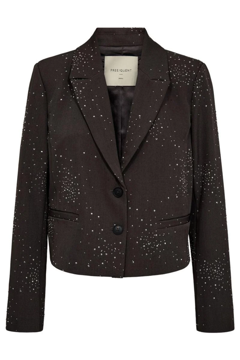 Isabell Jacket 207122 | Dark Grey Melange | Jakke fra Freequent