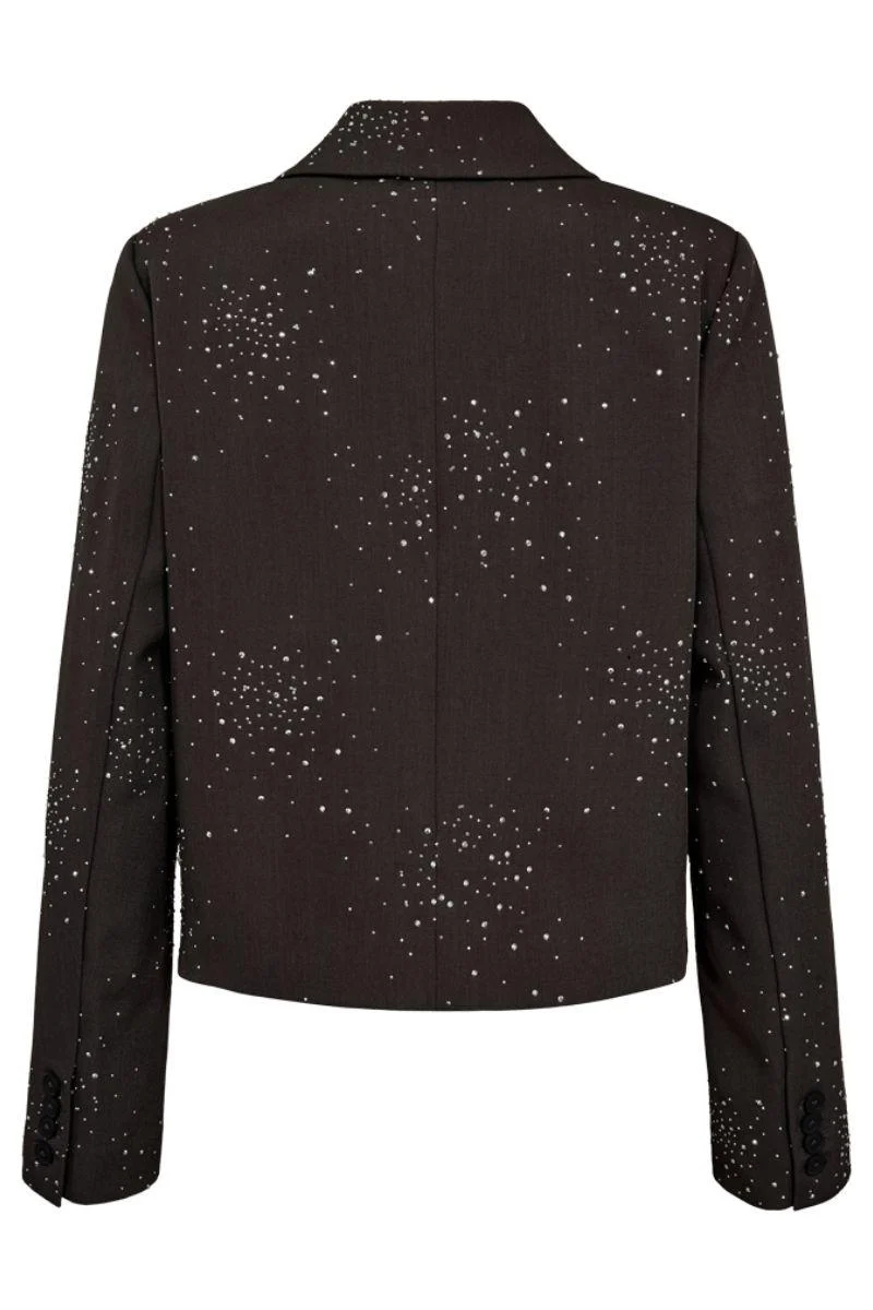 Isabell Jacket 207122 | Dark Grey Melange | Jakke fra Freequent