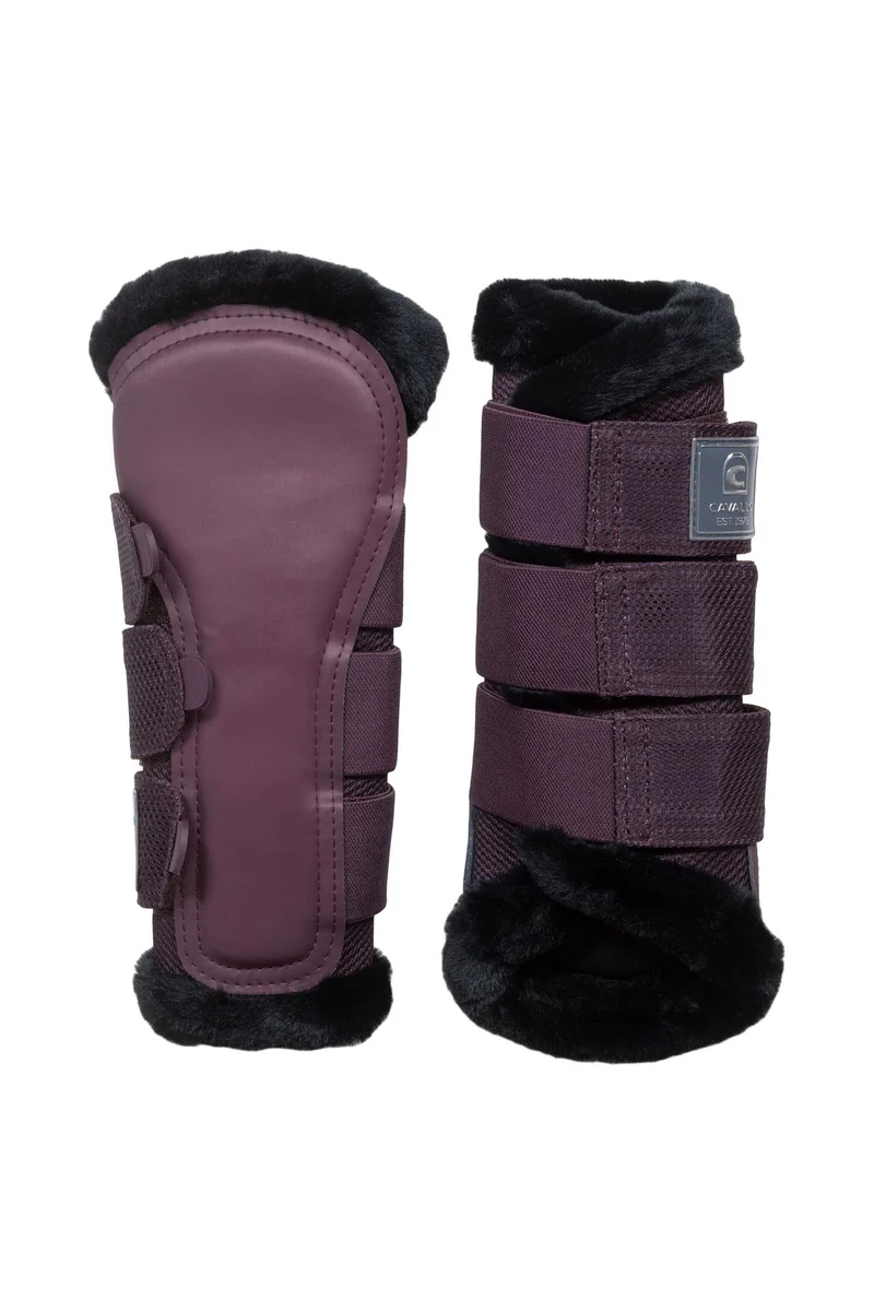 CAVALJOCA Dressurgamaschen Dusty Plum M