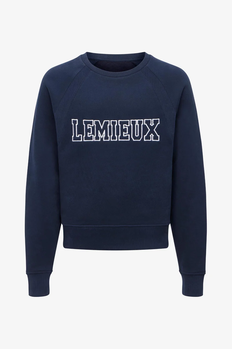 Young Rider Shay Varsity Sweatshirt Navy 146-152