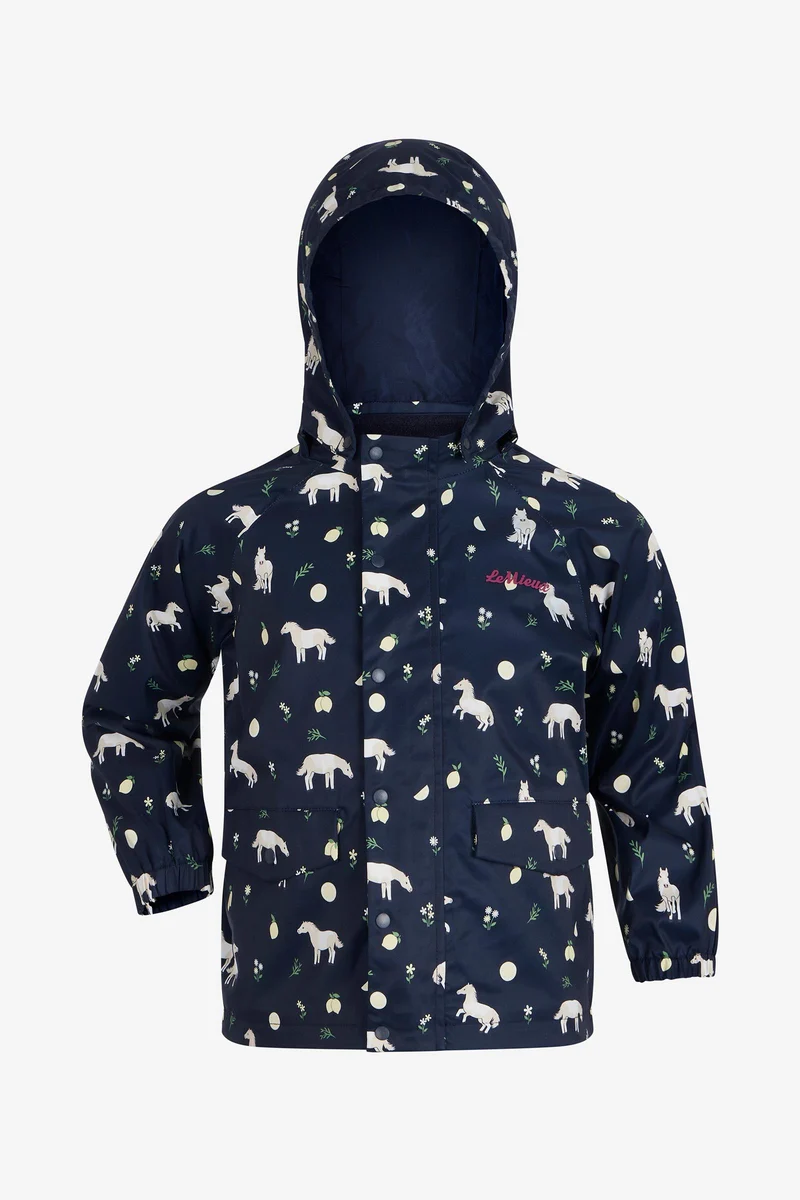 Mini Pippin Splash Regenjacke Navy/White 134-140