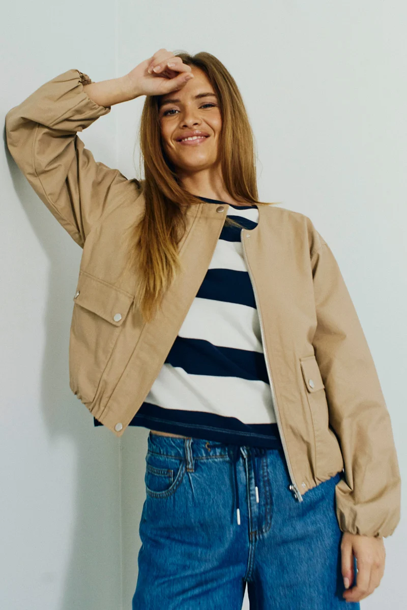 Cana Jacket 207720 | Silver Mink | Jakke fra Freequent