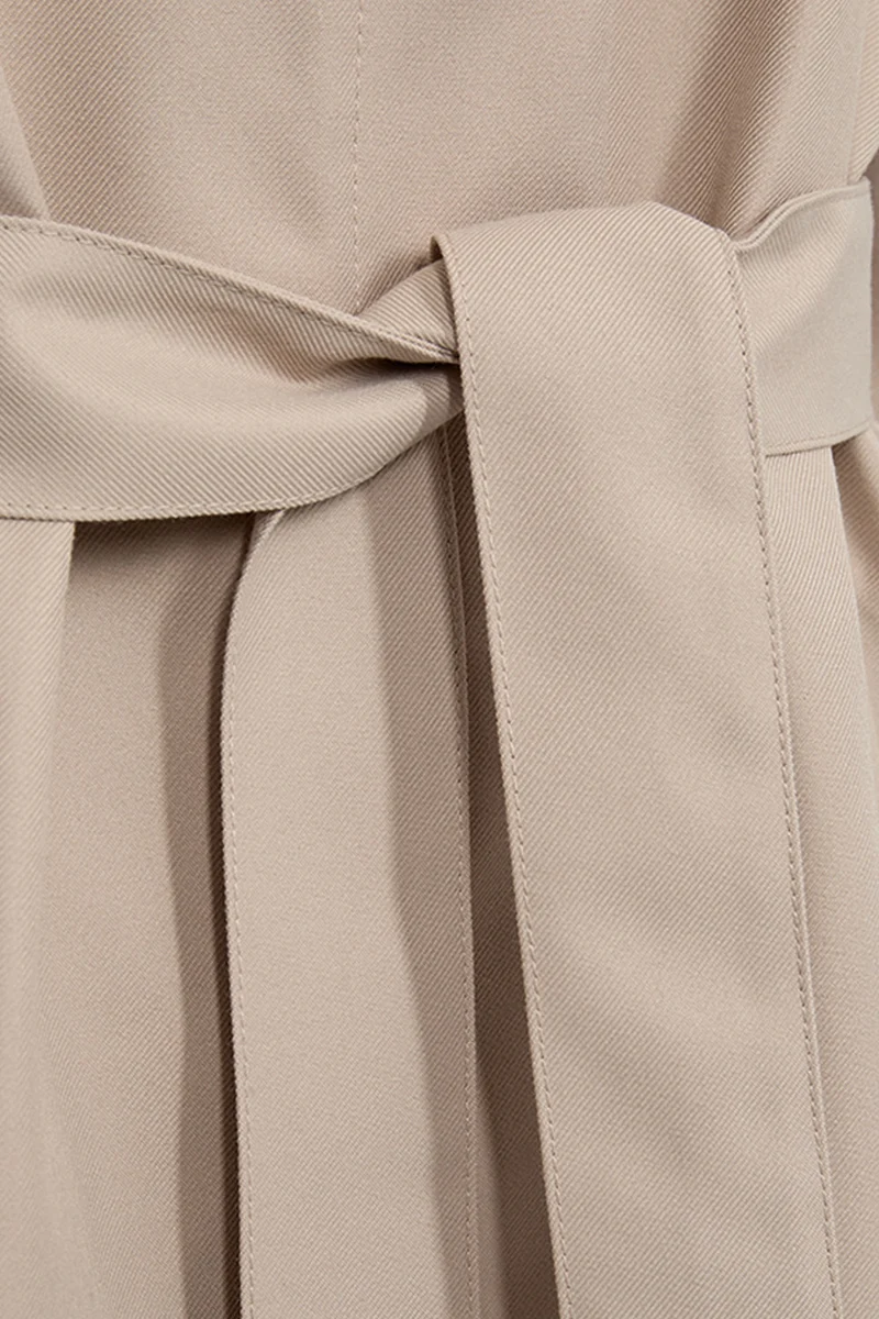 Storm Ja Belt 121693 | Simply Taupe | Jakke fra Freequent