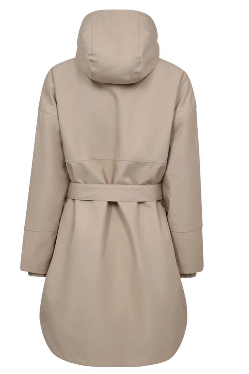 Storm Ja Belt 121693 | Simply Taupe | Jakke fra Freequent