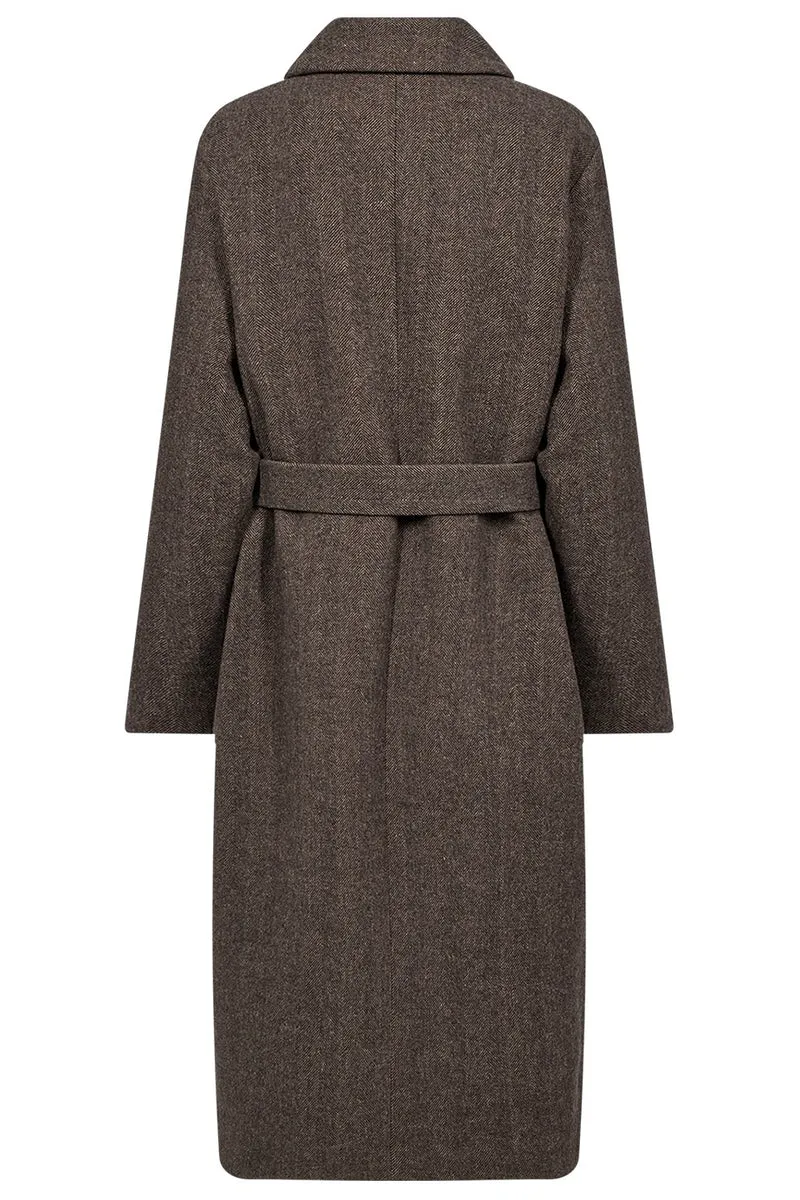 Kermit Wool Coat | Brun | Frakke fra French Laundry