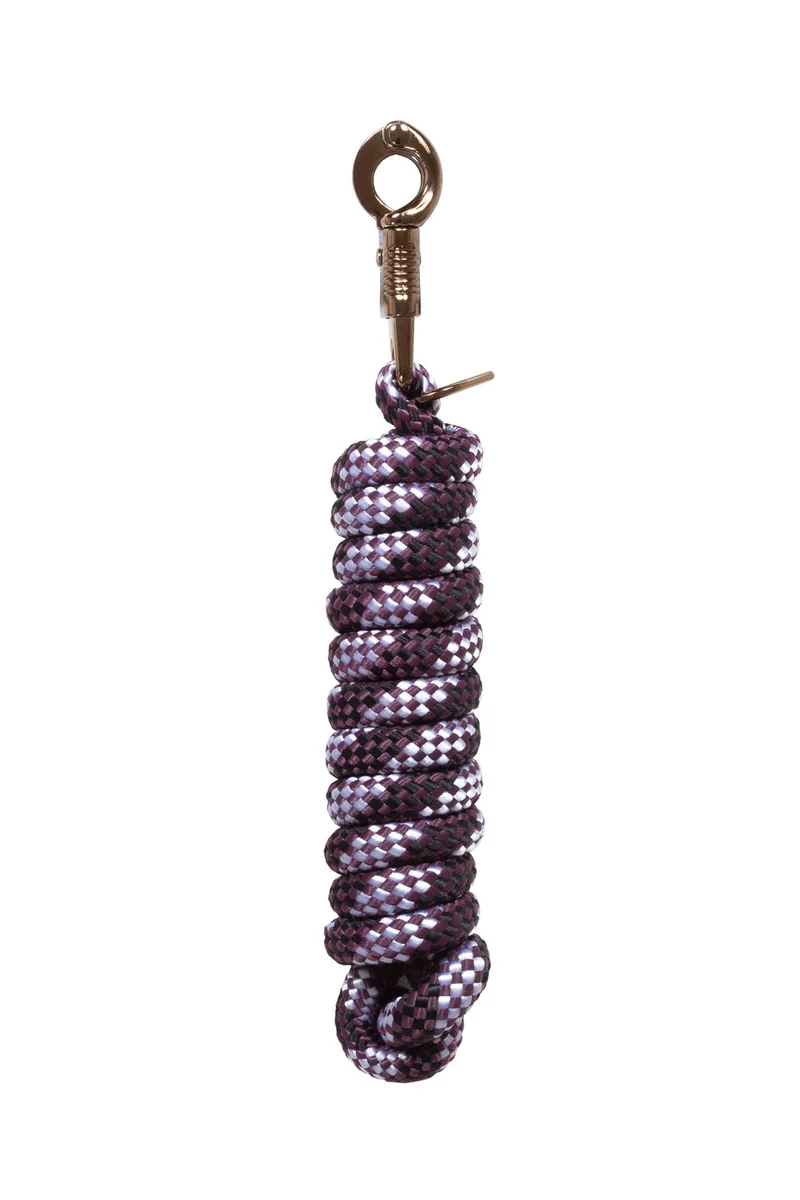 CAVALJINX Führstrick mit Panikhaken Dusty Plum Einheitsgröße