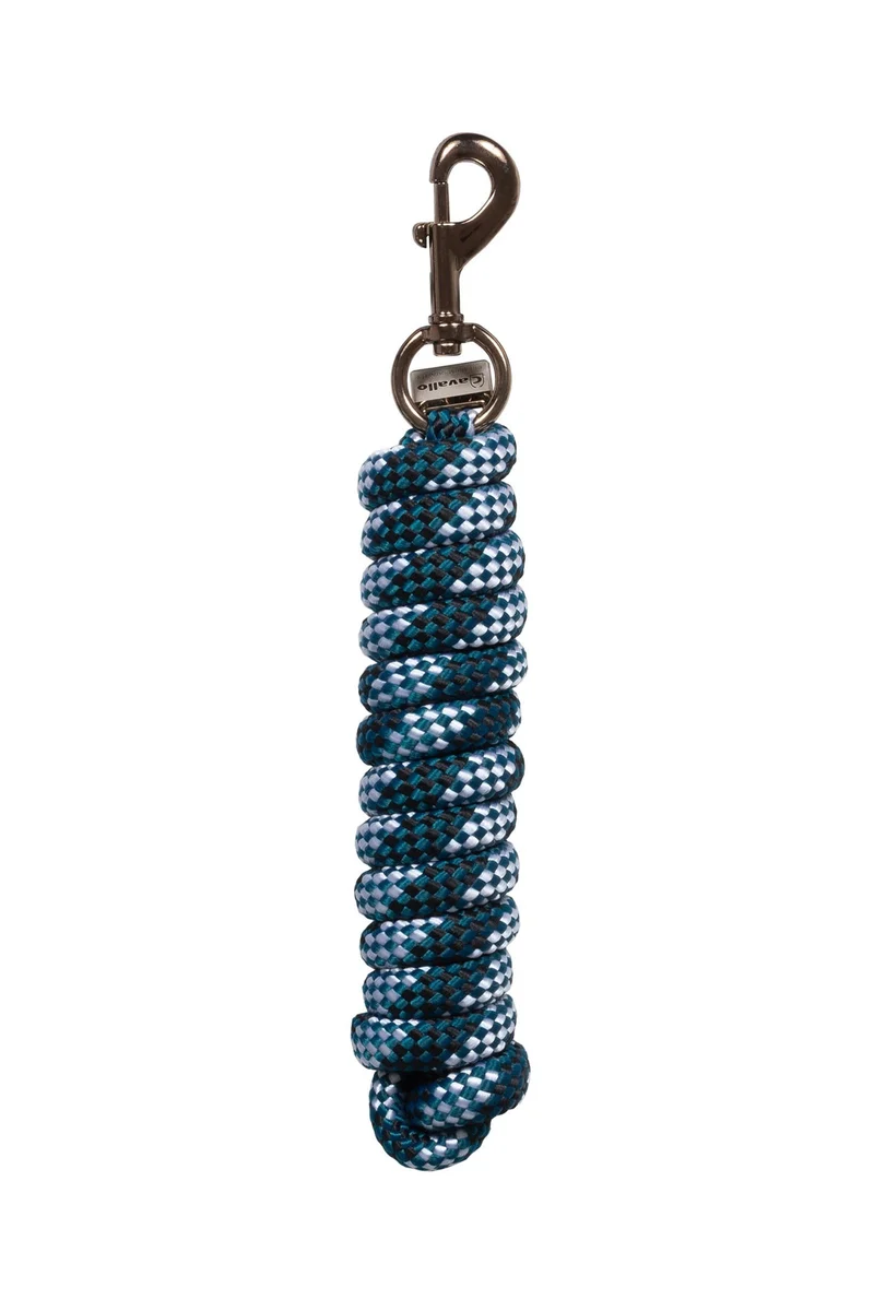 CAVALJACE Führstrick mit Karabinerhaken Dark Peacock Einheitsgröße