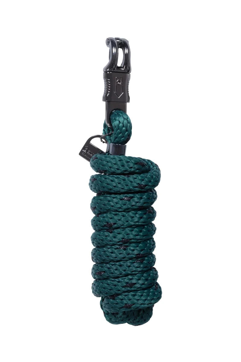 CAVALPAZ Führstrick mit Panikhaken Dark Peacock Einheitsgröße