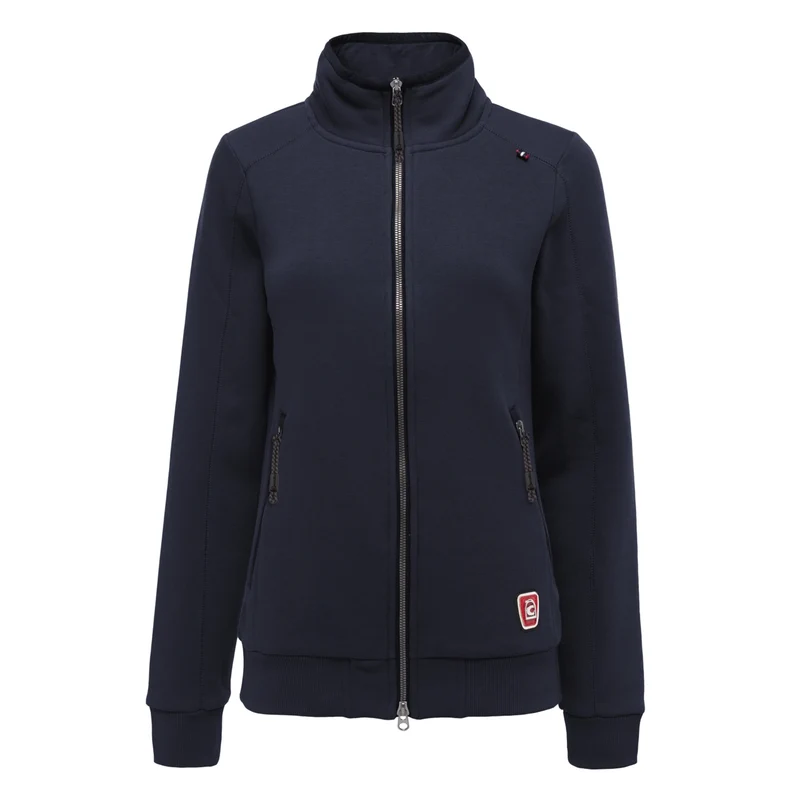 CAVALTHULA Damen Sweatshirtjacke Dark Blue 36