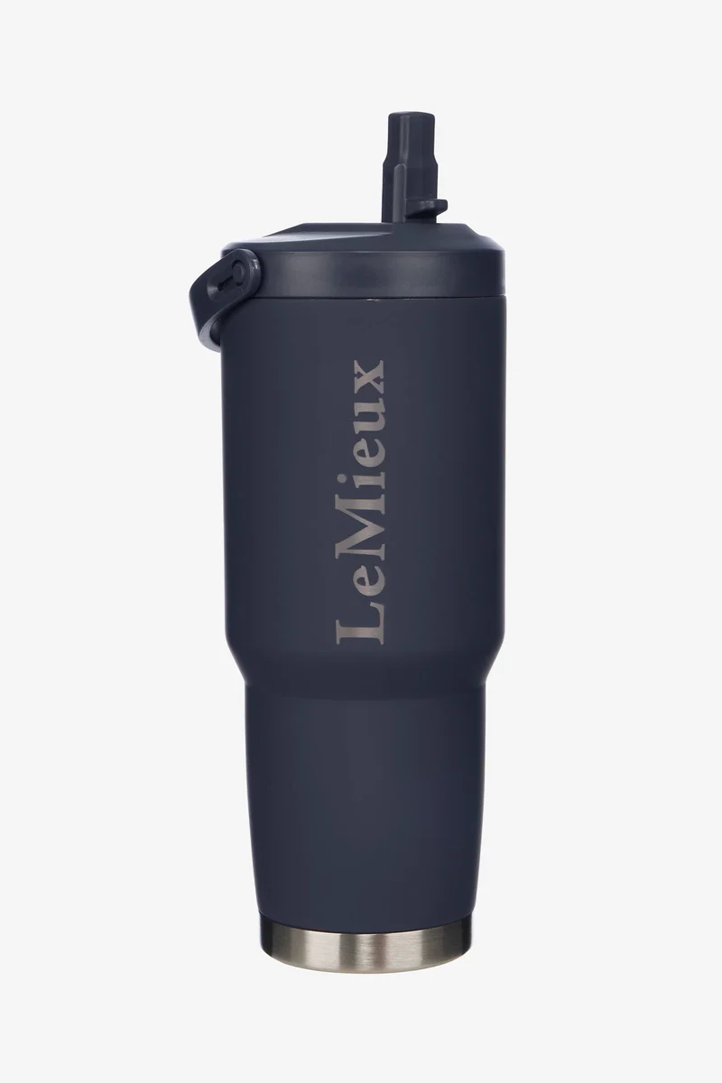 Sport-Trinkbecher mit Klappverschluss Navy Einheitsgröße