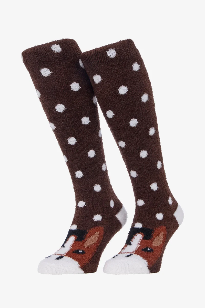 Flauschige Charakter-Socken Titan 31,5-36