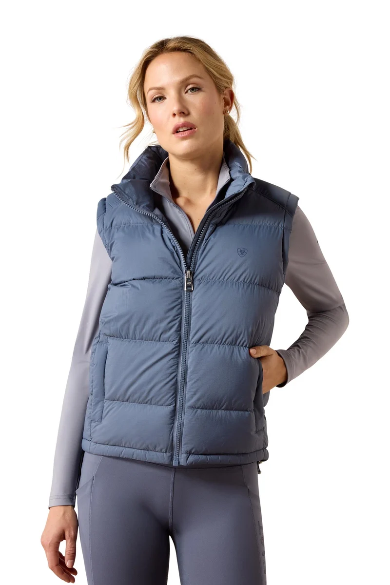 Damen UltraPuff Daunenweste Grisaille XS