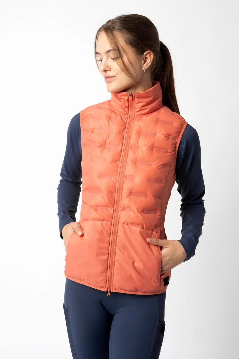 Adela Damen leicht gepolsterte funktionelle Reitweste Crabapple 44