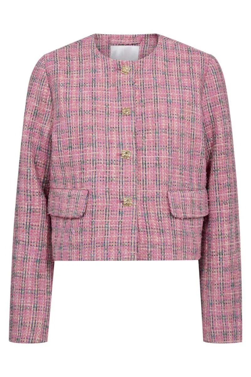 Cammie Boucle Jacket 40011 | Candyfloss | Jakke fra Co'couture