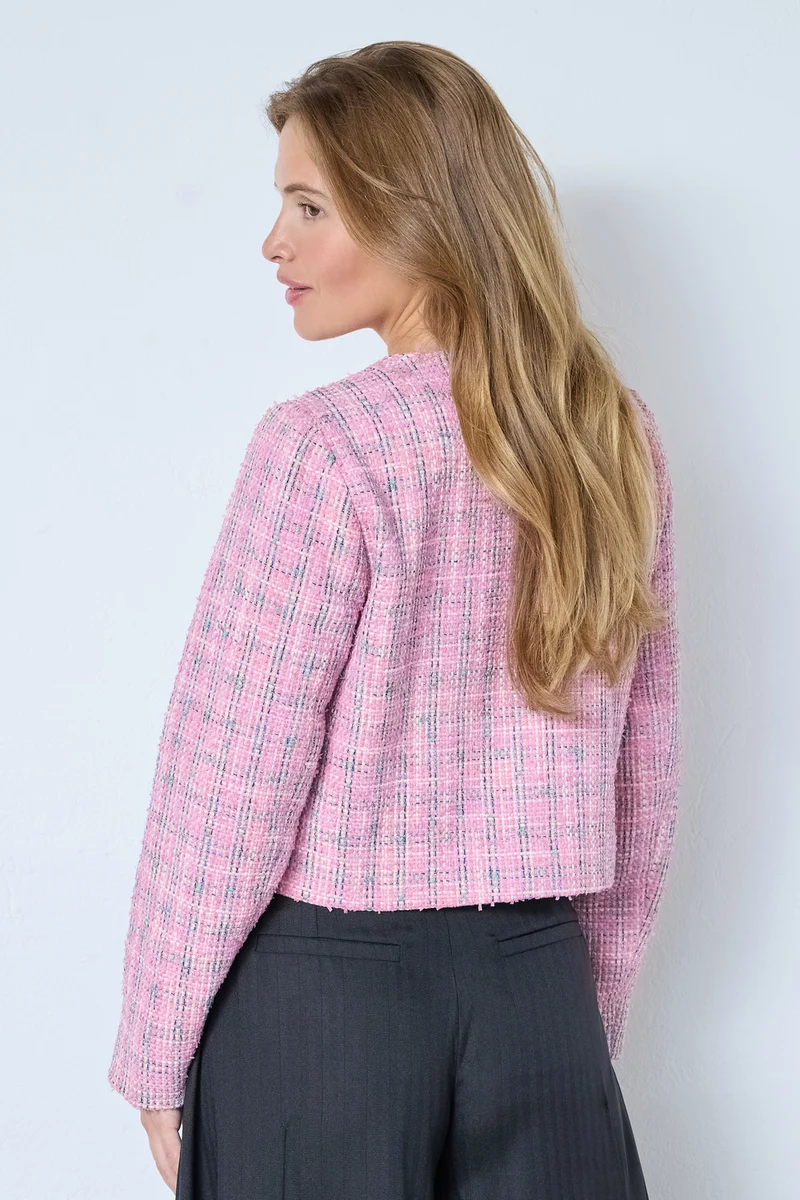 Cammie Boucle Jacket 40011 | Candyfloss | Jakke fra Co'couture