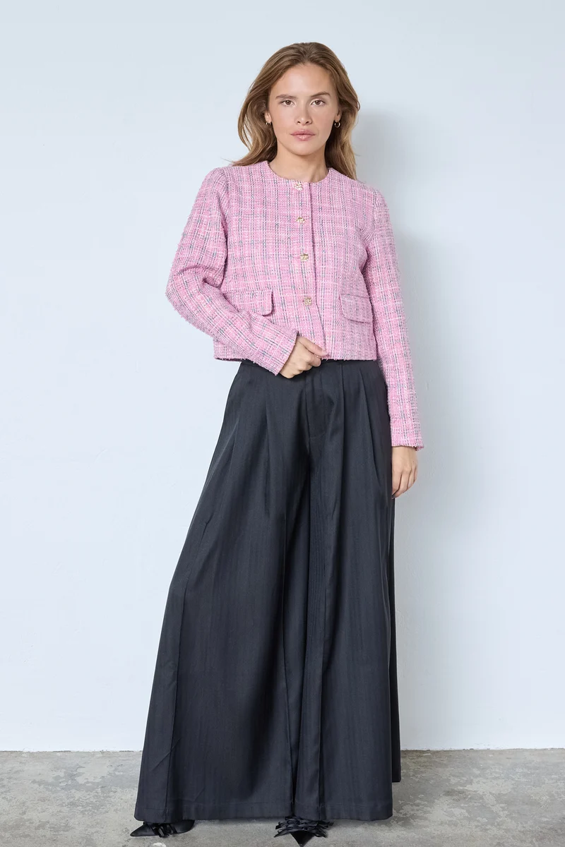 Cammie Boucle Jacket 40011 | Candyfloss | Jakke fra Co'couture