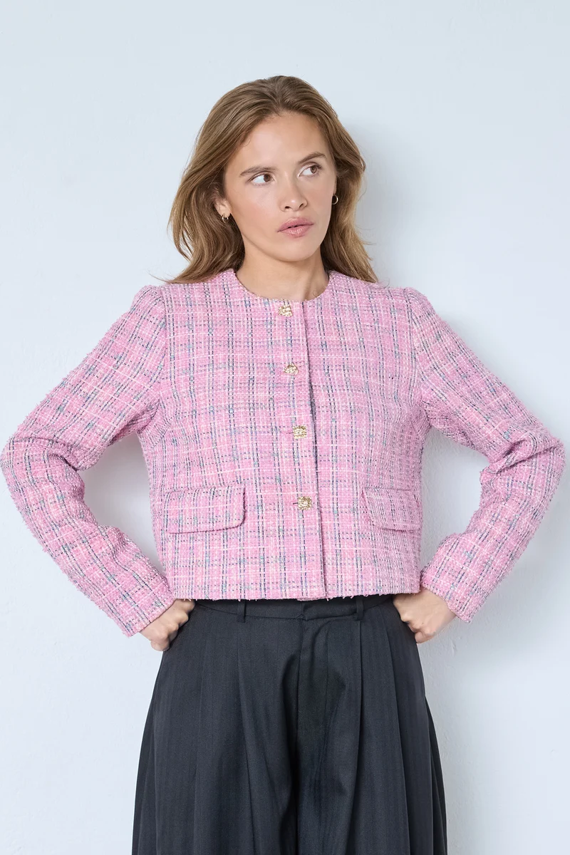 Cammie Boucle Jacket 40011 | Candyfloss | Jakke fra Co'couture