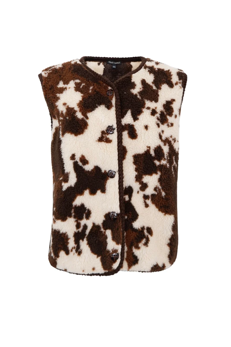 Nora Vest | Brown | Jakke fra Black Colour