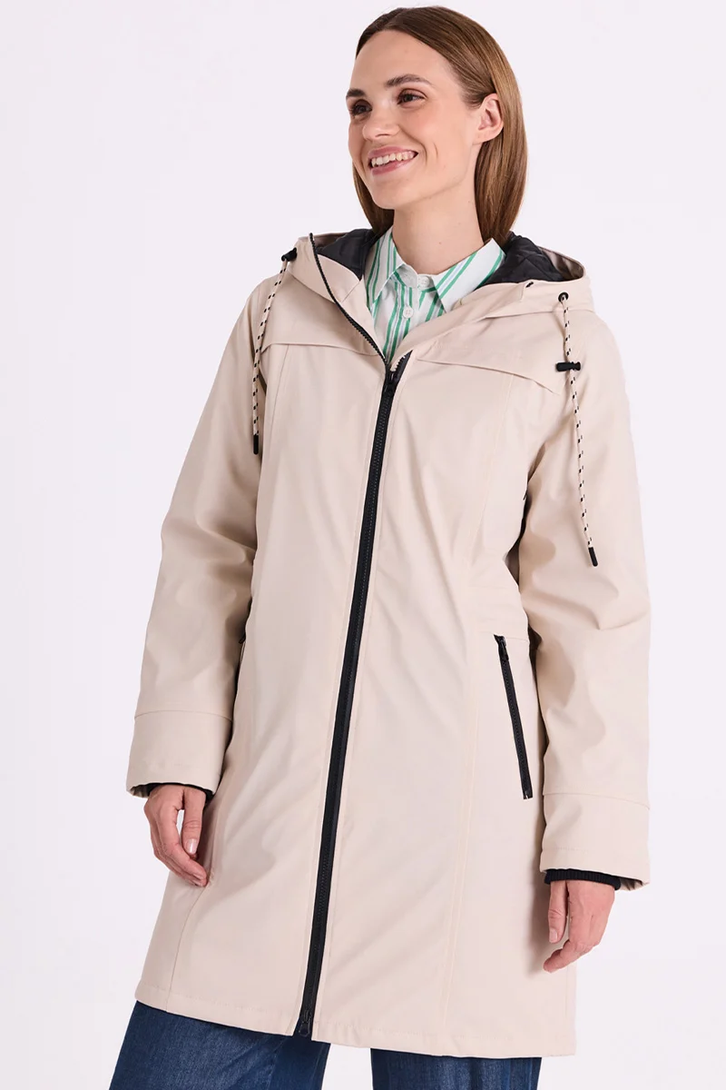 Rain Jacket | Desert Taupe | Regnfrakke fra Freequent