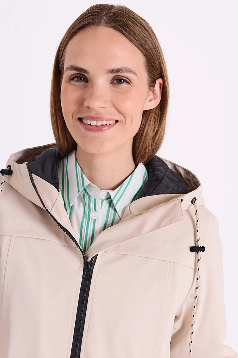 Rain Jacket | Desert Taupe | Regnfrakke fra Freequent