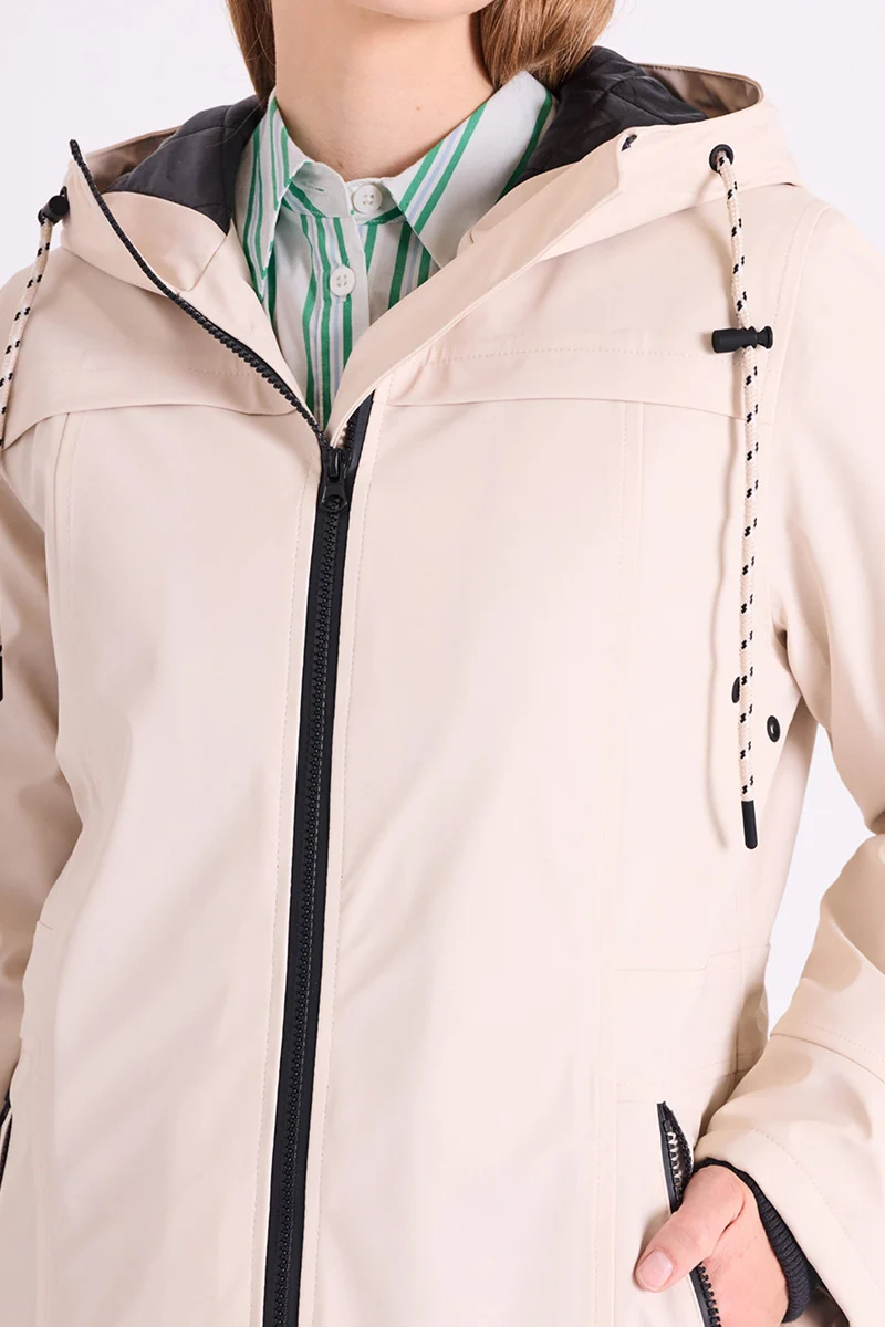 Rain Jacket | Desert Taupe | Regnfrakke fra Freequent