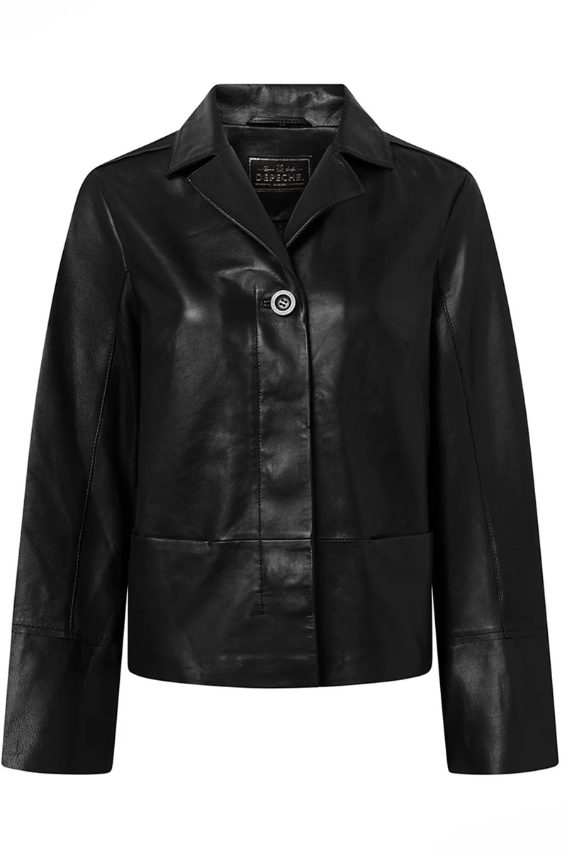 Manna DEP Jacket 51072 | Læder jakke fra Depeche