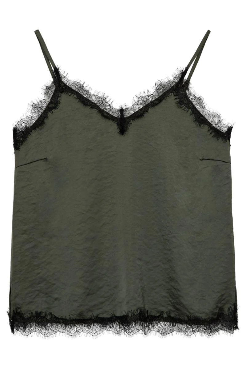Dove Straptop 207106 | Kombu Green | Top fra Freequent
