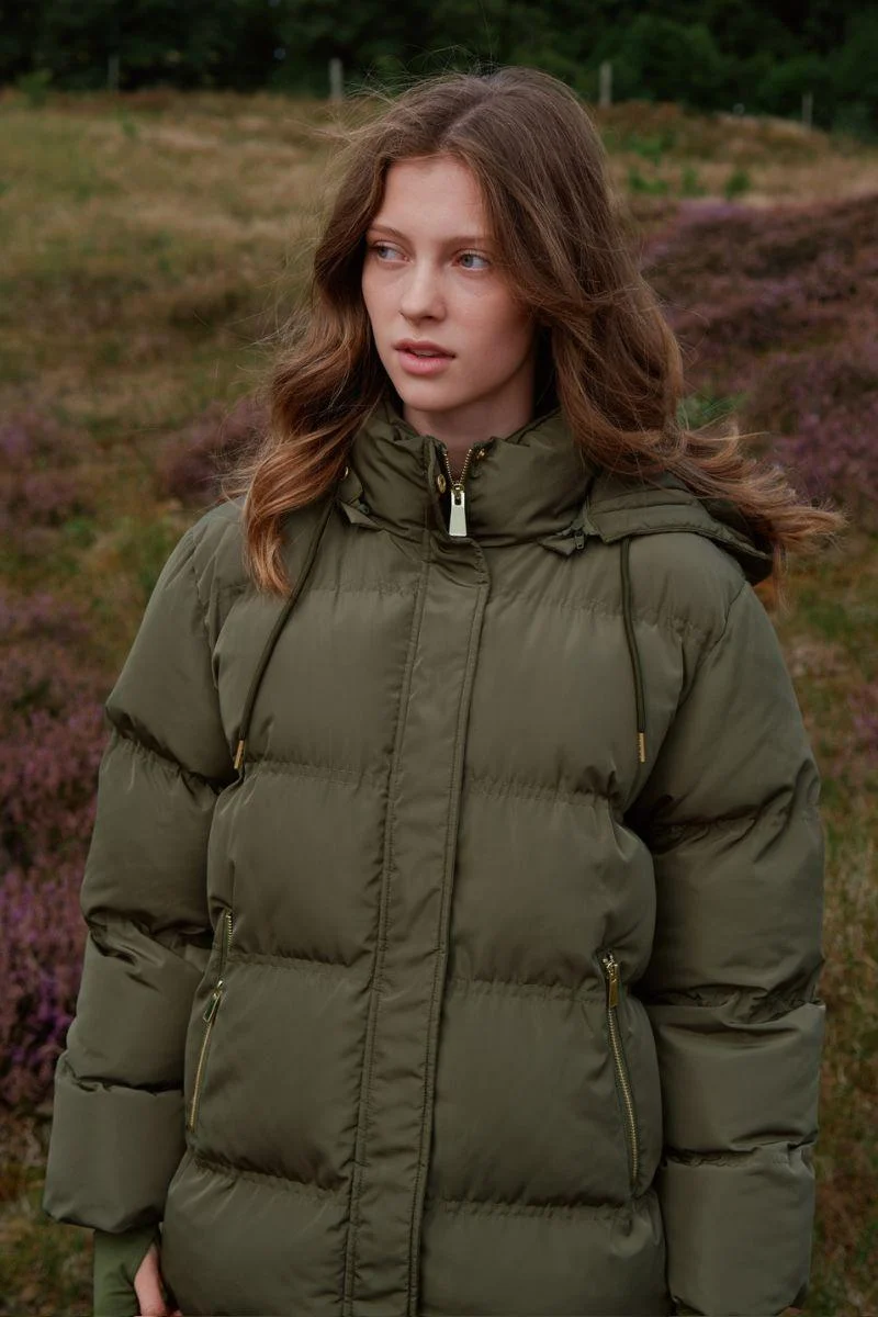Lucette Puffer Jacket | Olive | Jakke fra Neo Noir