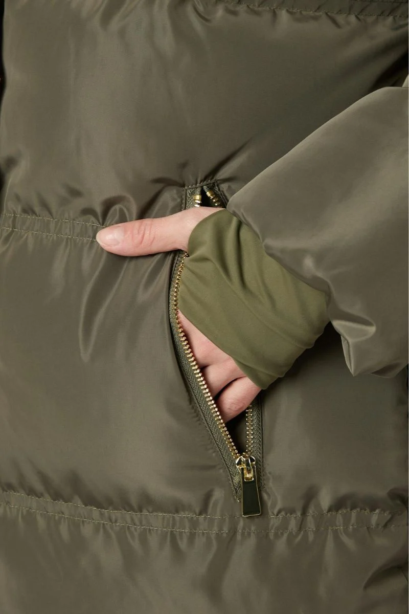 Lucette Puffer Jacket | Olive | Jakke fra Neo Noir