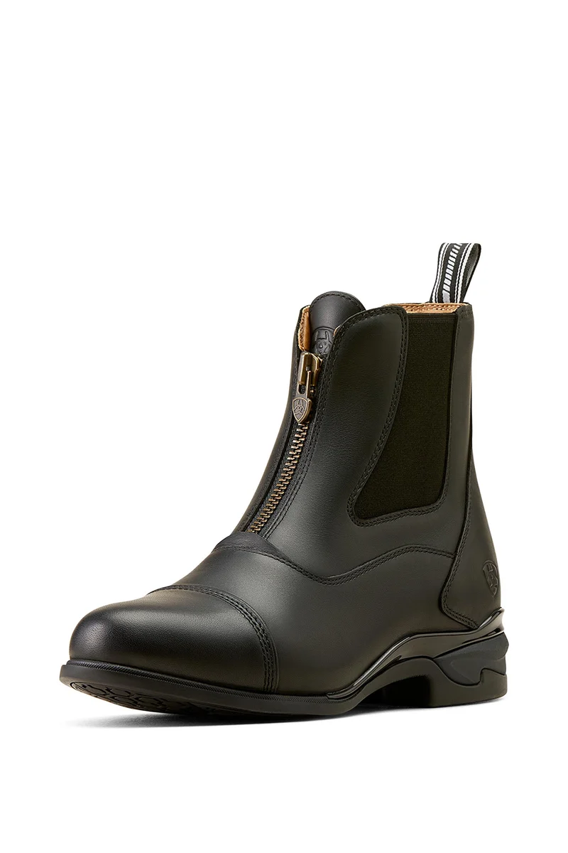 Devon Zip Paddock Damen Paddock Boots mit Reißverschluss Black 40