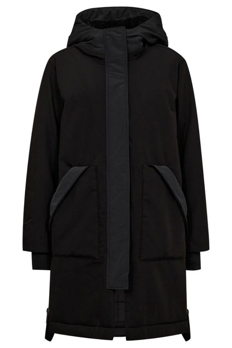 Lissa Bora Coat | Black | Jakke fra Mos Mosh