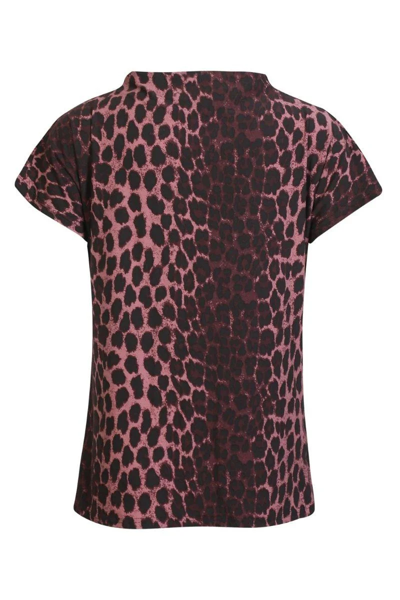 Alma Top | Bordeaux Lux Leo | Top fra Liberté