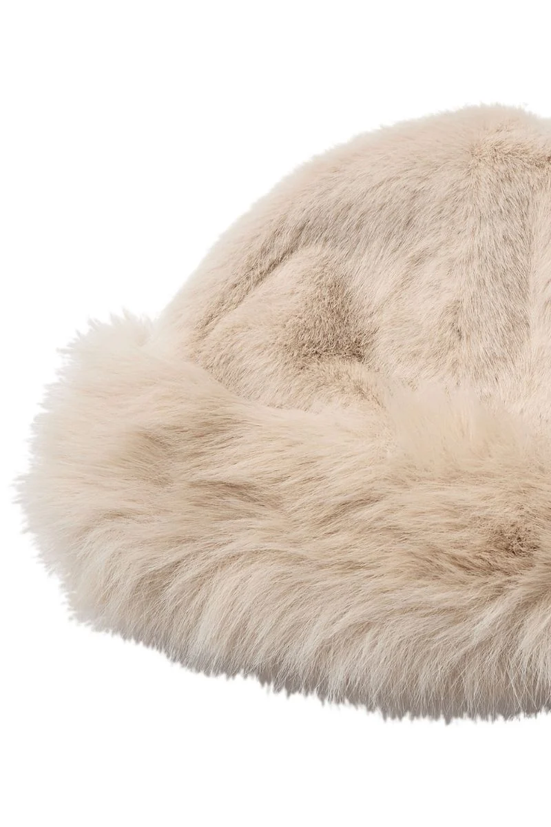 Penza Faux Fur Hat 39066 | Creme | Hat fra Co'couture