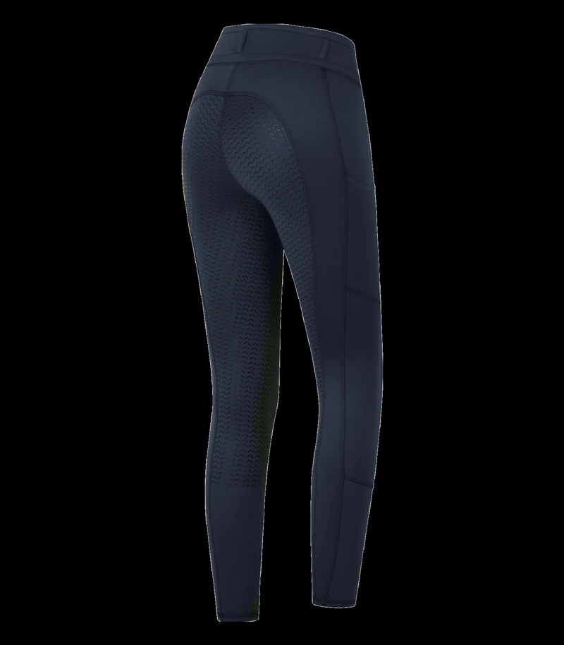 Ella Kids' Vollbesatz Reitleggings Dark Blue 176