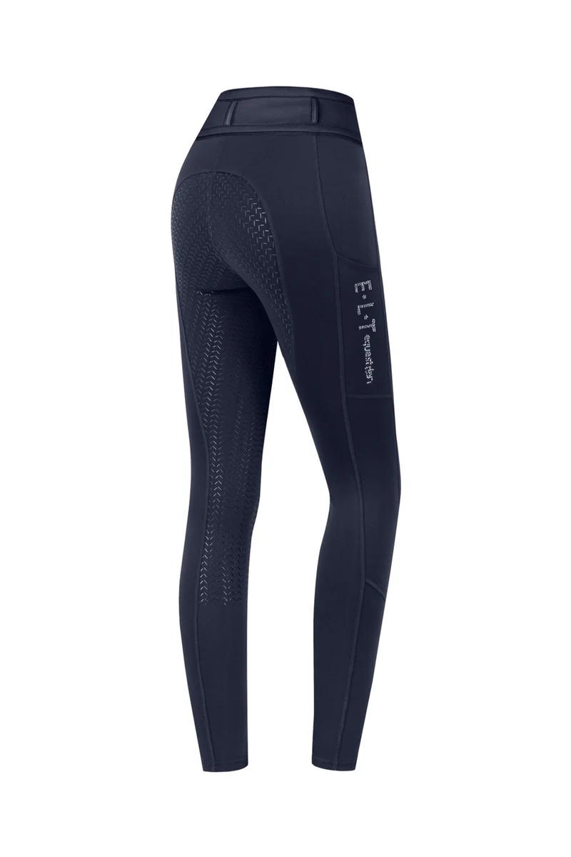 Ella Glam Kinder Reitleggings Vollbesatz Night Blue 152