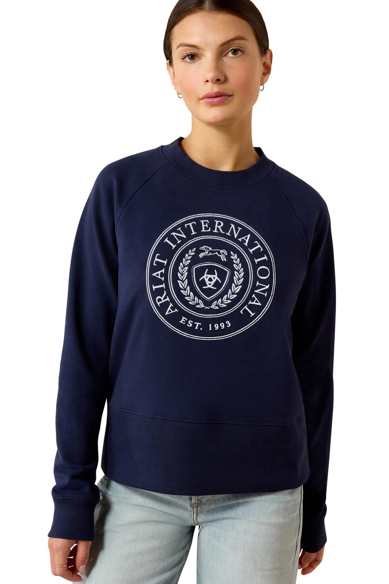 Damen Sweatshirt Martine Navy M