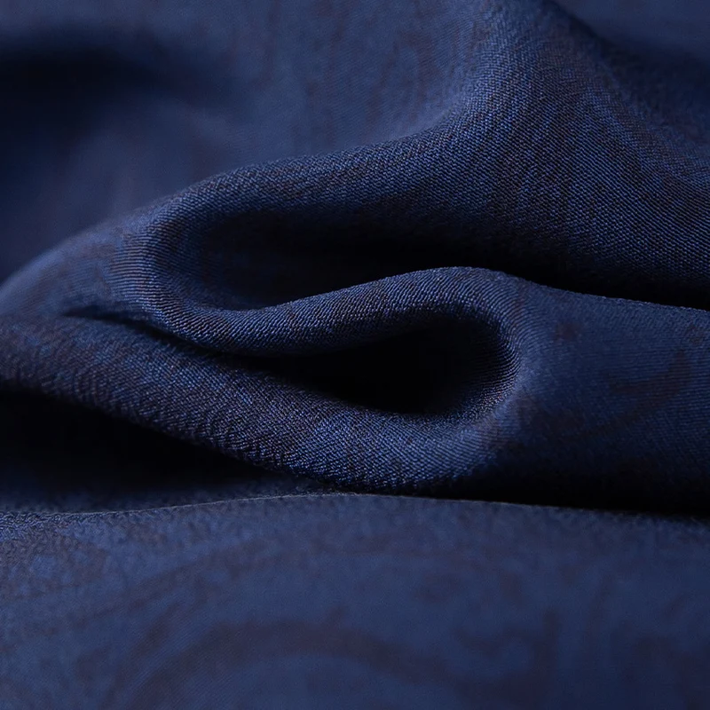 Damen Bluse mit Schleifenkragen und dezenter Jacquardstruktur Drune